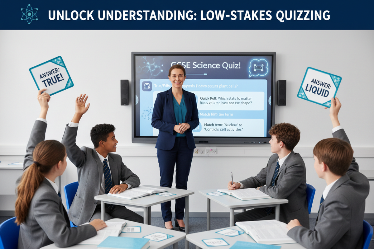 How Teachers Can Use Low-Stakes Quizzing to Boost GCSE Science Results