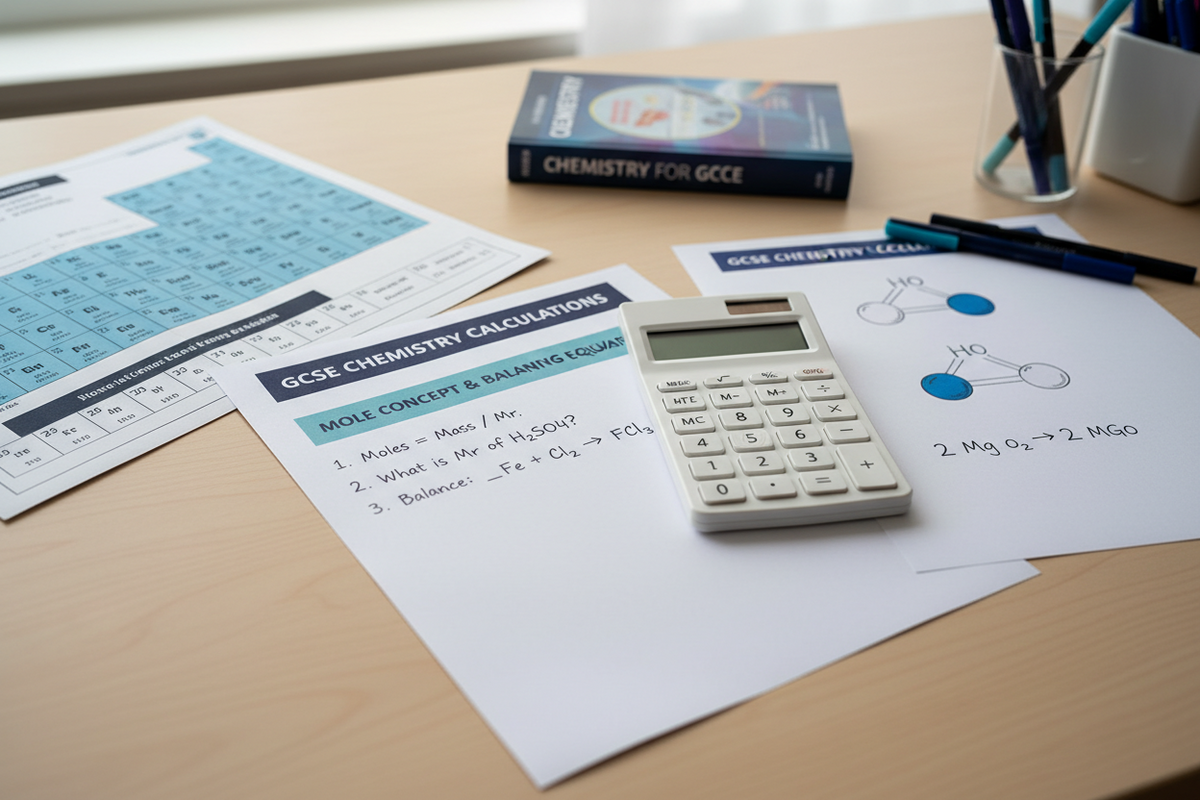 How to Revise GCSE Chemistry Calculations (With Worked Examples)
