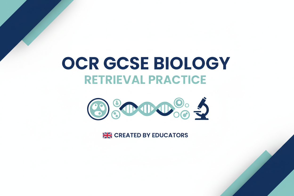 OCR GCSE Biology — The Best Way to Use Retrieval Practice