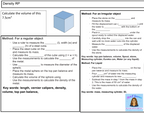 GCSE Physics Density Required Practical Worksheet | KS4 | AQA | PDF Digital Download