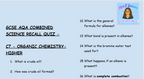 Foundation Tier Complete Bundle | All GCSE Science Retrieval Questions | B1-B7, C1-C10, P1-P7 | Instant PDF Download | Save 30%