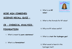 Foundation Tier Complete Bundle | All GCSE Science Retrieval Questions | B1-B7, C1-C10, P1-P7 | Instant PDF Download | Save 30%