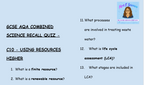 Complete GCSE Chemistry Package | All Resources Bundle | AQA PDF Digital Download
