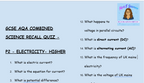 AQA GCSE Physics Higher Tier Retrieval Bundle | P1-P7 | Save 30% | PDF Digital Download
