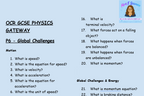 Complete Physics Retrieval Bundle | P1-P6 | OCR Gateway Science | PDF Digital Download