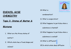 Complete Edexcel GCSE Science Bundle | Biology, Chemistry & Physics | All 29 Retrieval Question Sets | Instant PDF Download