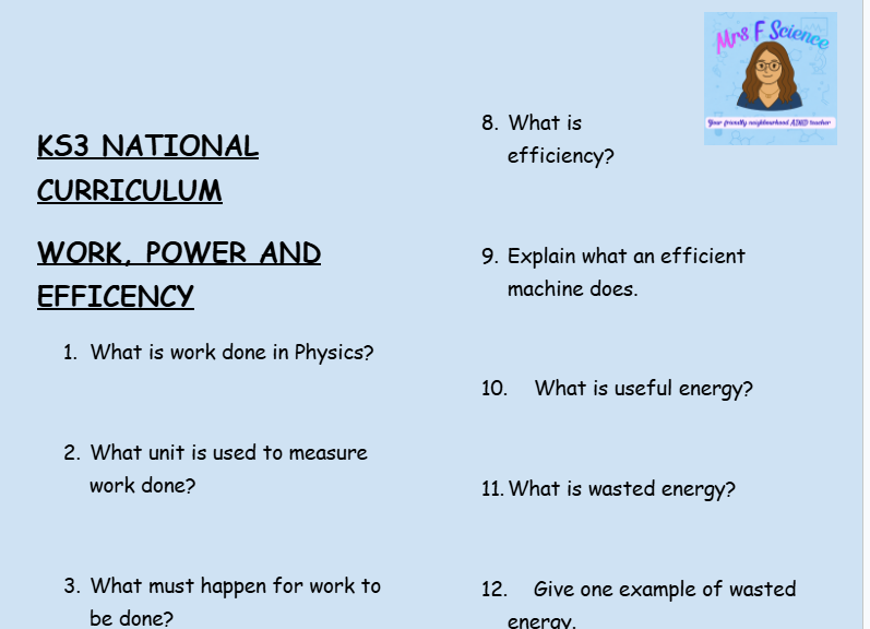 KS3 Complete Science Bundle | All 40 Worksheets + Spec Check | Biology, Chemistry & Physics | PDF Download