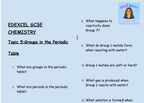 Complete Edexcel GCSE Chemistry Retrieval Bundle | Topics 1-8 | Save 25% | PDF Digital Download