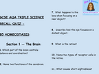 AQA GCSE Triple Biology Retrieval Bundle | B5, B6 & B7 | Save 25% | PDF Digital Download