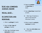 AQA GCSE Biology Higher Tier Retrieval Questions Bundle | B1-B7 | Save 30% | PDF Digital Download