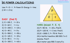 GCSE Energy & Power Bundle | Physics Calculations | AQA PDF Digital Download
