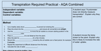 GCSE Biology Transpiration Required Practical Worksheet | KS4 | AQA | OCR | Edexcel | PDF Digital Download