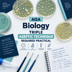 AQA GCSE Biology Aseptic Technique Required Practical Worksheet | Triple Science | KS4 | PDF Digital Download
