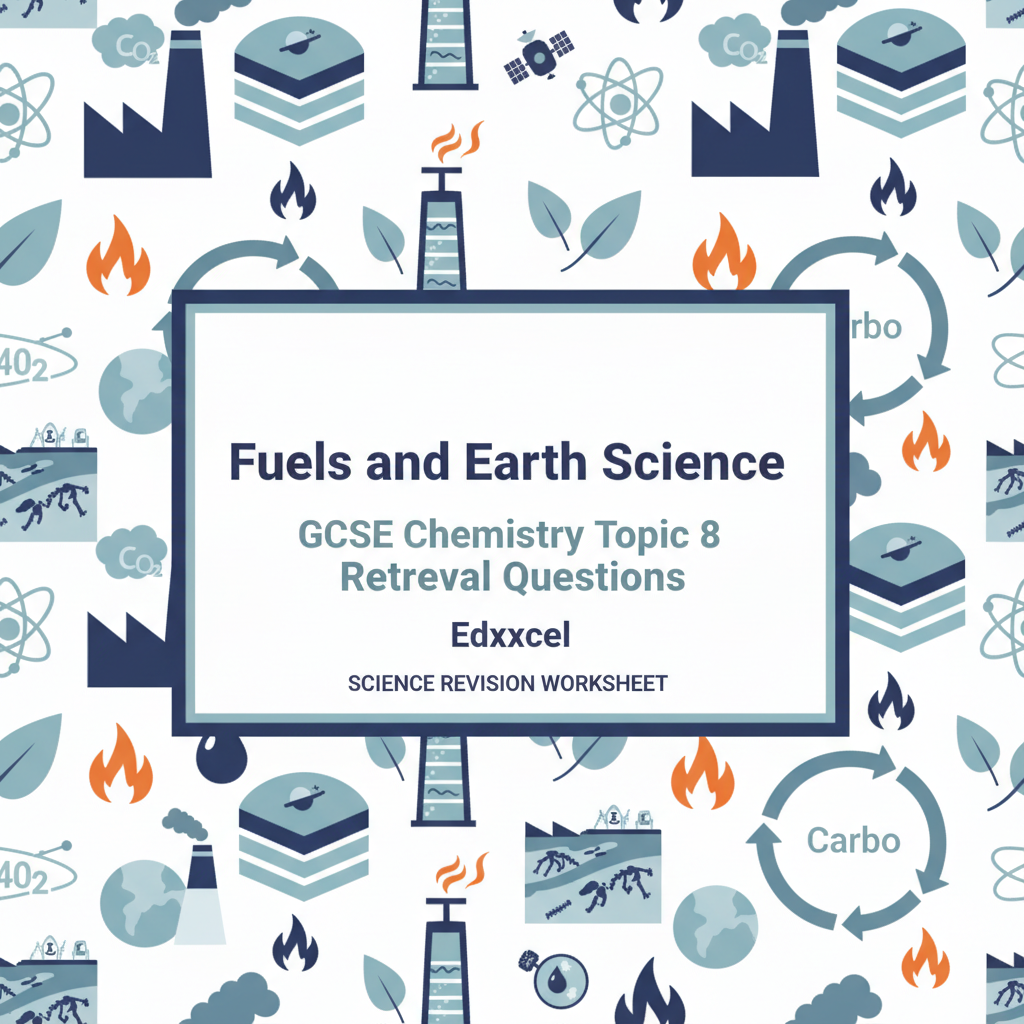 Fuels and Earth Science – GCSE Chemistry Topic 8