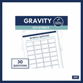 KS3 Science Gravity Retrieval Questions worksheet cover