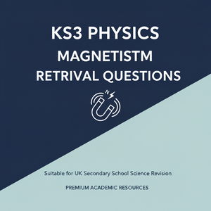 KS3 Magnetism Revision Worksheets | 30 Questions & Answers | PDF Download