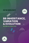 GCSE Biology B6 Inheritance Retrieval Practice Cover