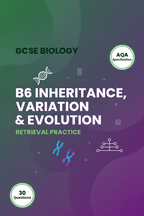 GCSE Biology B6 Inheritance Retrieval Practice Cover