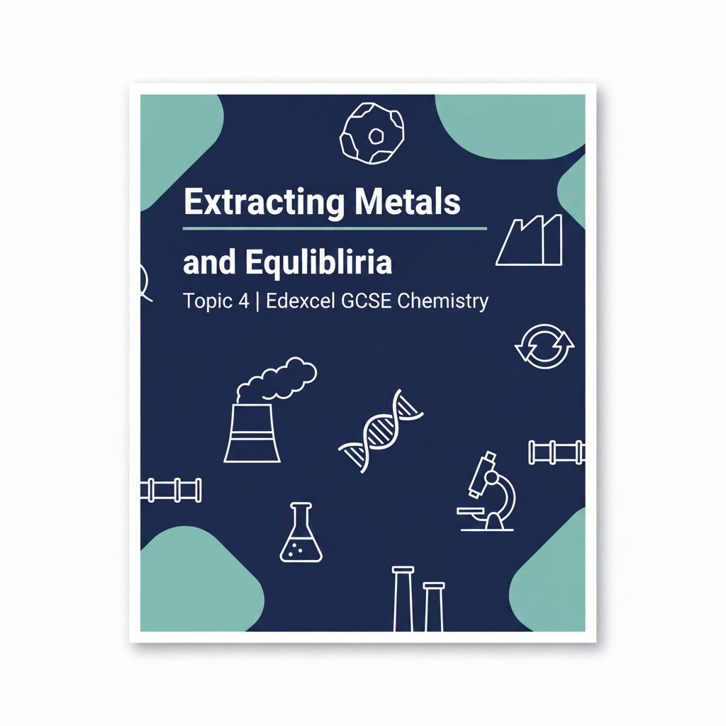 Extracting Metals and Equilibria – GCSE Chemistry Topic 4 Retrieval Questions | Edexcel