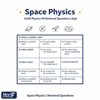 Space Physics GCSE Physics P8 Retrieval Questions AQA