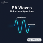 GCSE Physics P6 Waves 30 Retrieval Questions Higher Tier AQA