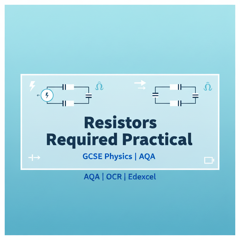 GCSE Physics Combination of Resistors Required Practical Worksheet for AQA, OCR & Edexcel students