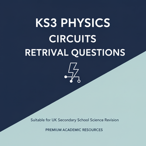 KS3 Circuits Revision Worksheets | 30 Questions & Answers | PDF Download
