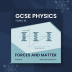 Forces and Matter GCSE Physics Topic 15 Edexcel Retrieval Questions worksheet cover