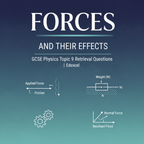 Forces and Their Effects GCSE Physics Topic 9 Retrieval Questions Edexcel