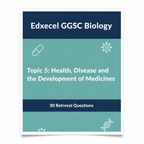 Edexcel GCSE Biology Topic 5: Health, Disease and the Development of Medicines – 30 Retrieval Questions