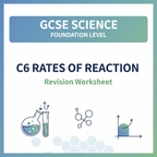C6 Rates of Reaction GCSE Chemistry Foundation Tier Retrieval Questions