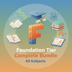 Foundation Tier Complete Bundle – All GCSE Science Retrieval Questions | B1-B7, C1-C10, P1-P7 | Save 30%