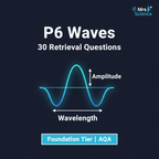 GCSE Physics P6 Waves 30 Retrieval Questions Foundation Tier AQA