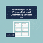 Astronomy – GCSE Physics Retrieval Questions | Edexcel