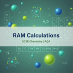 GCSE Chemistry RAM Calculations Worksheet