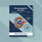Electromagnetic Induction GCSE Physics Topic 13 Edexcel Retrieval Questions worksheet cover