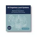 OCR Gateway GCSE Biology B3 Organism Level Systems Retrieval Questions worksheet cover