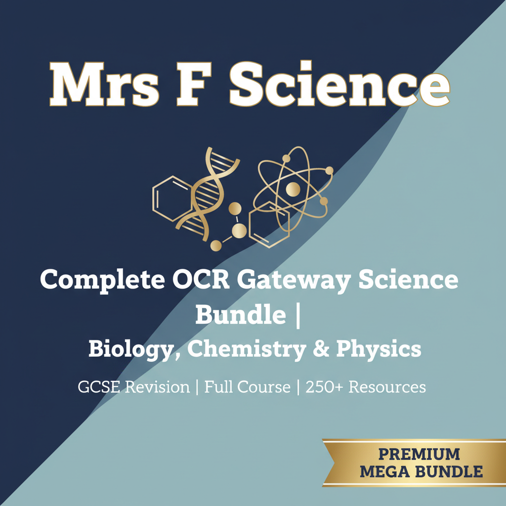 Complete OCR Gateway Science Retrieval Bundle Biology Chemistry Physics