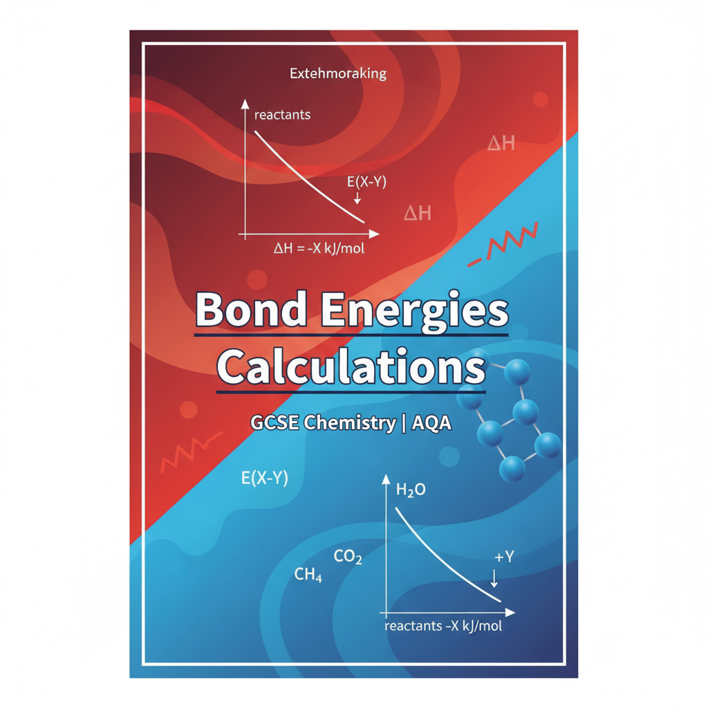 GCSE Chemistry Bond Energies Calculations Worksheet
