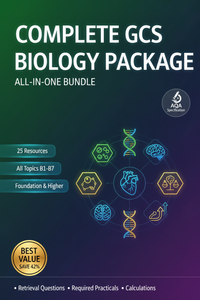 Complete GCSE Biology Package | All Resources Bundle | AQA PDF Digital Download