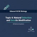 Edexcel GCSE Biology Topic 4: Natural Selection and Genetic Modification – 30 Retrieval Questions