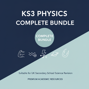KS3 Physics Complete Bundle | All 16 Worksheets + Spec Check | PDF Download