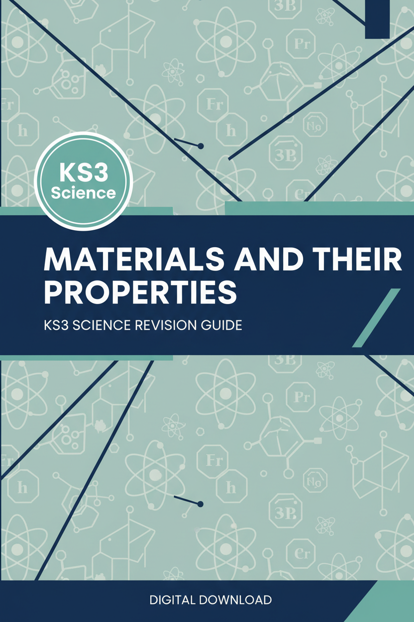 KS3 Science Materials and Their Properties Retrieval Questions | National Curriculum | 30 Questions